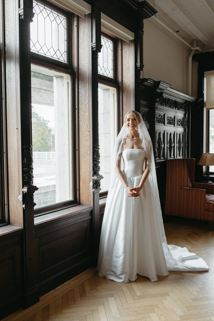 bride fully ready to get married